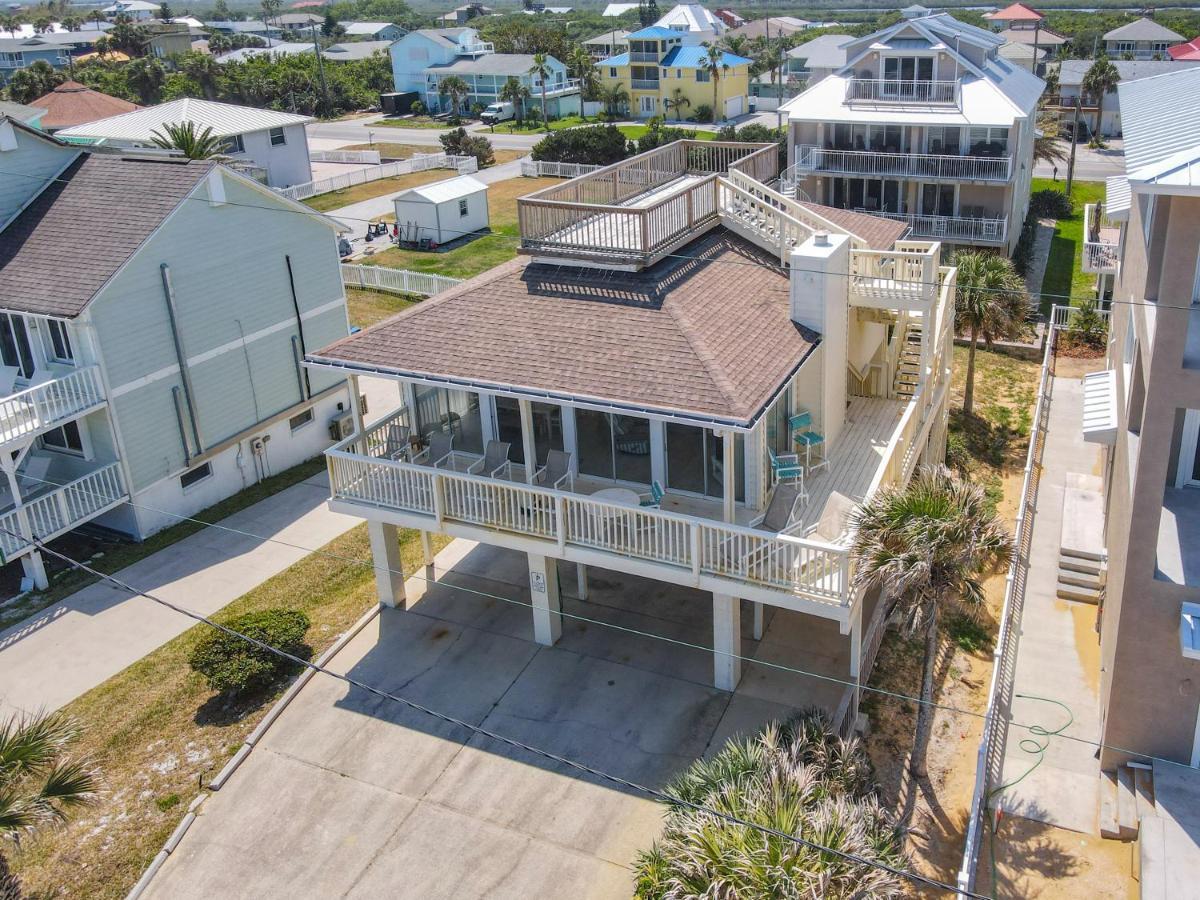 Beachfront Home With Wrap Around Deck And Rooftop Deck - 6320 S. Atlantic Ню Смирна Бийч Екстериор снимка